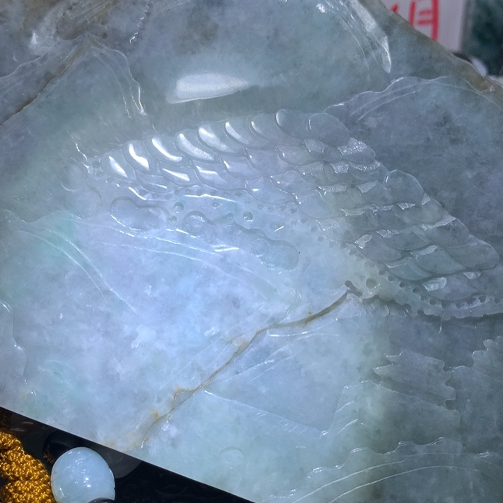 翡翠未镶嵌颈饰保真天然A货翡翠