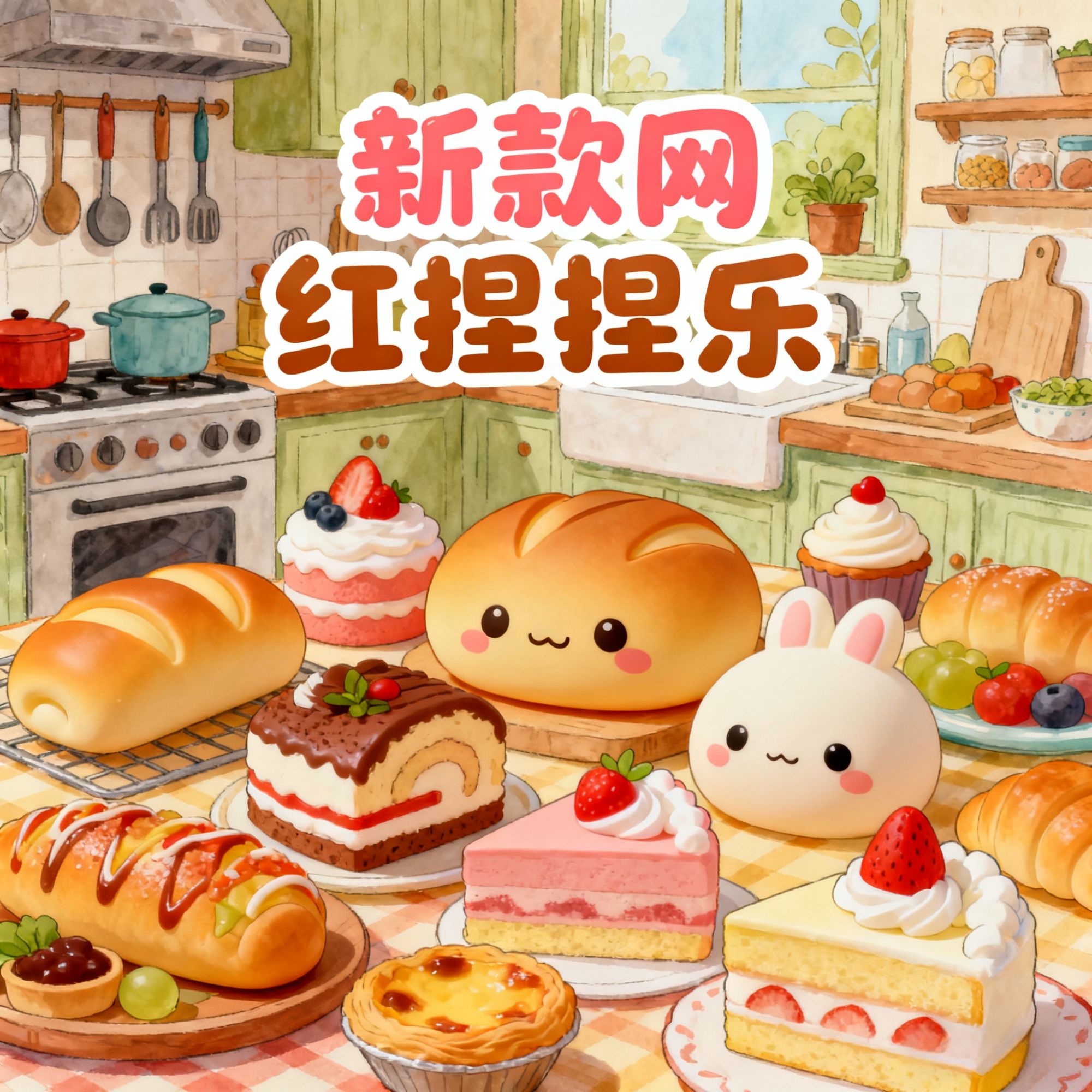 【茉莉家的欧欧】网红高颜值奶油感解压玩具 女孩专属软胶捏捏乐