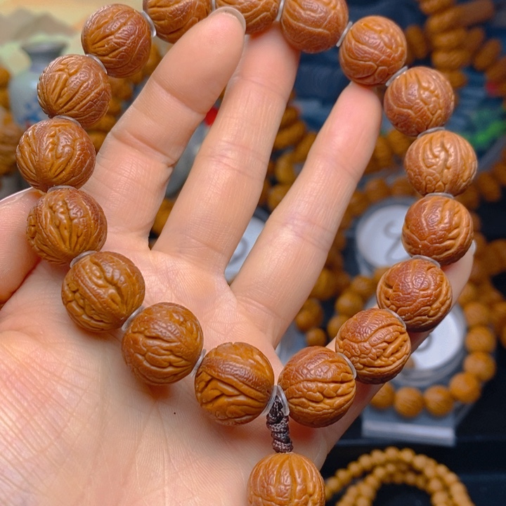 桃核手串三***一166666666666