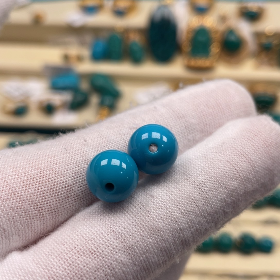 未镶嵌绿松石珠宝奇石陌**开