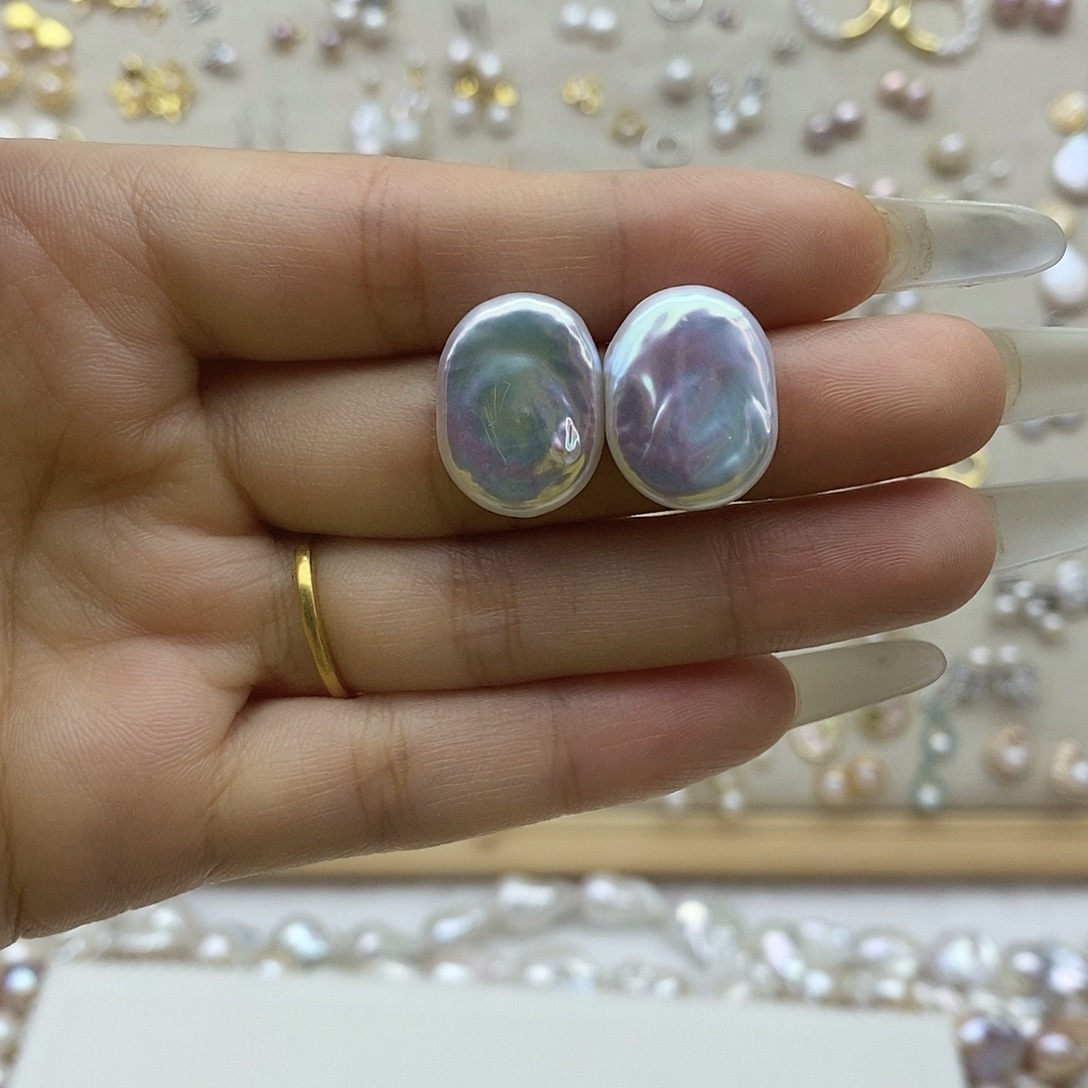 淡水珍珠耳饰未镶嵌