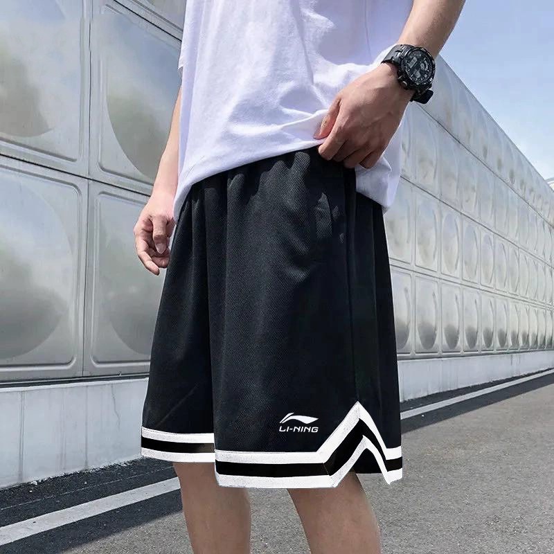 LI-NING/李宁李宁男女款短裤夏季新款篮球裤休闲透气比赛运动裤