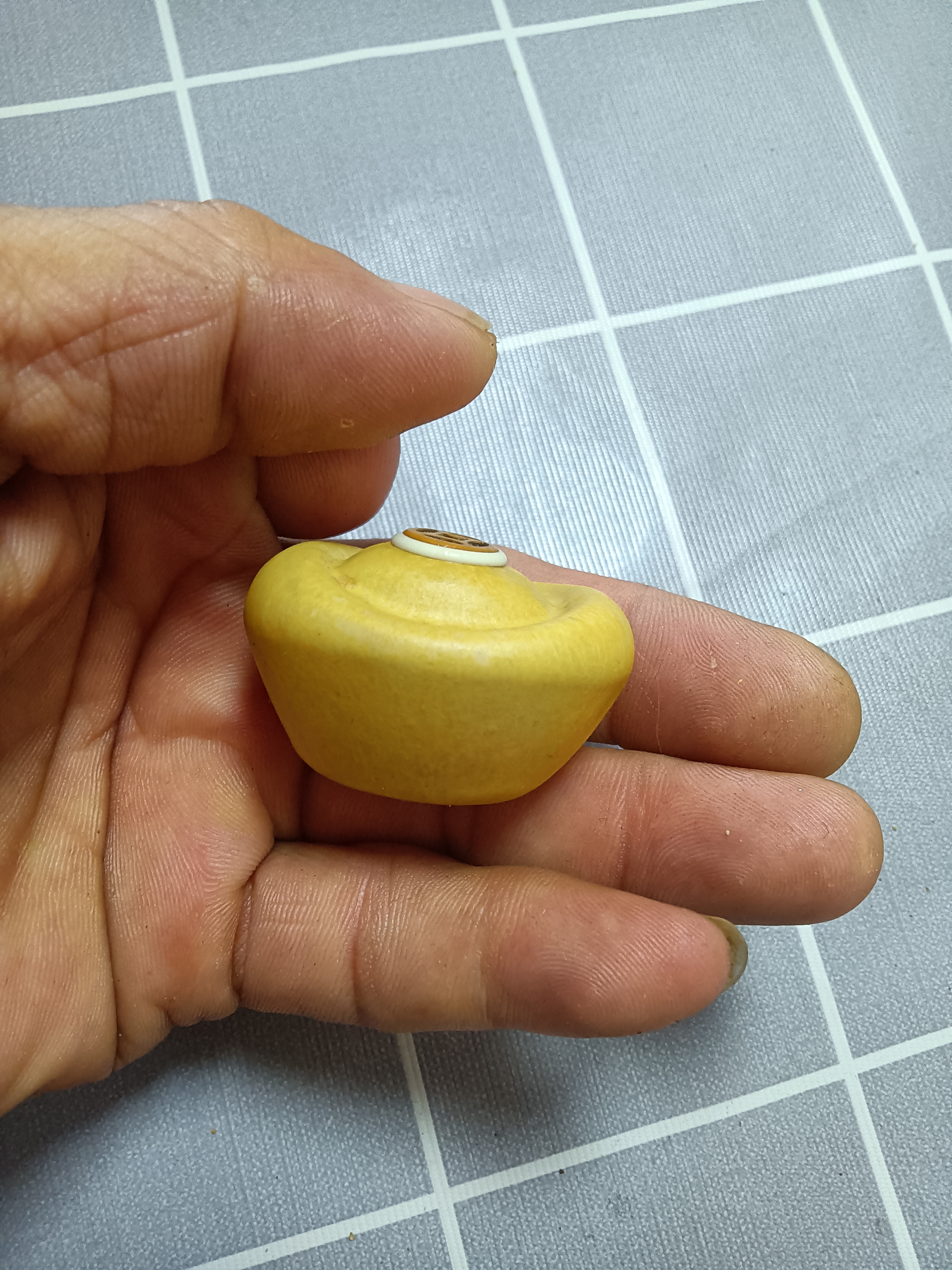 元宝型镂空镶口葫芦