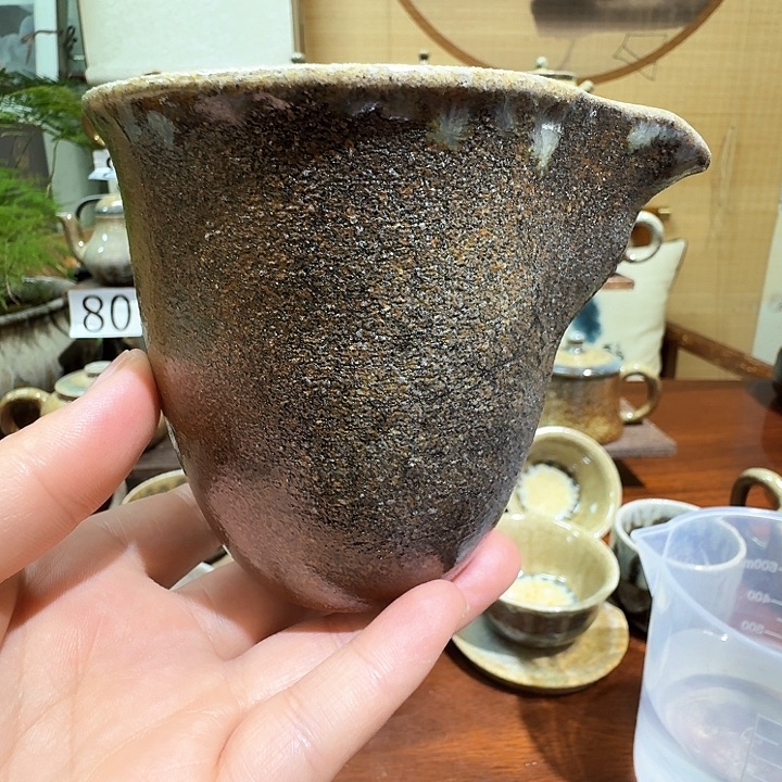 慕****建水紫陶白泥柴烧公道杯