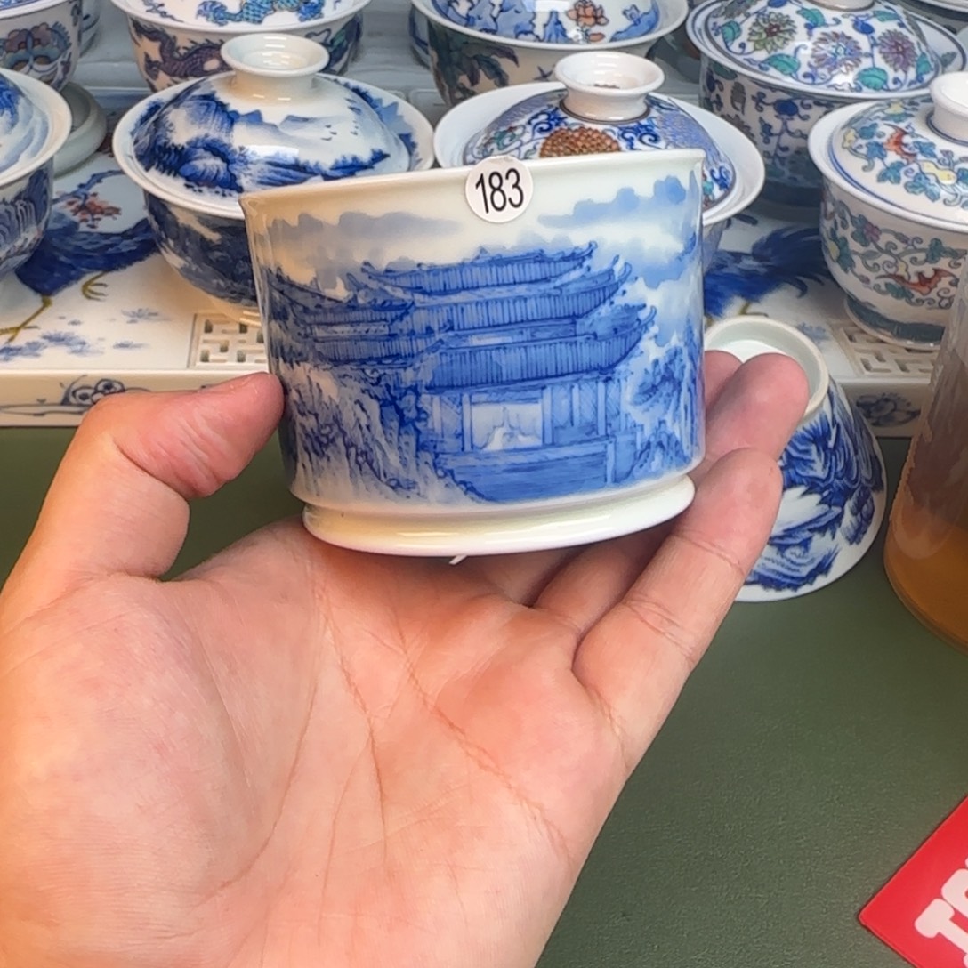 彦祖纯手工手绘茶具183