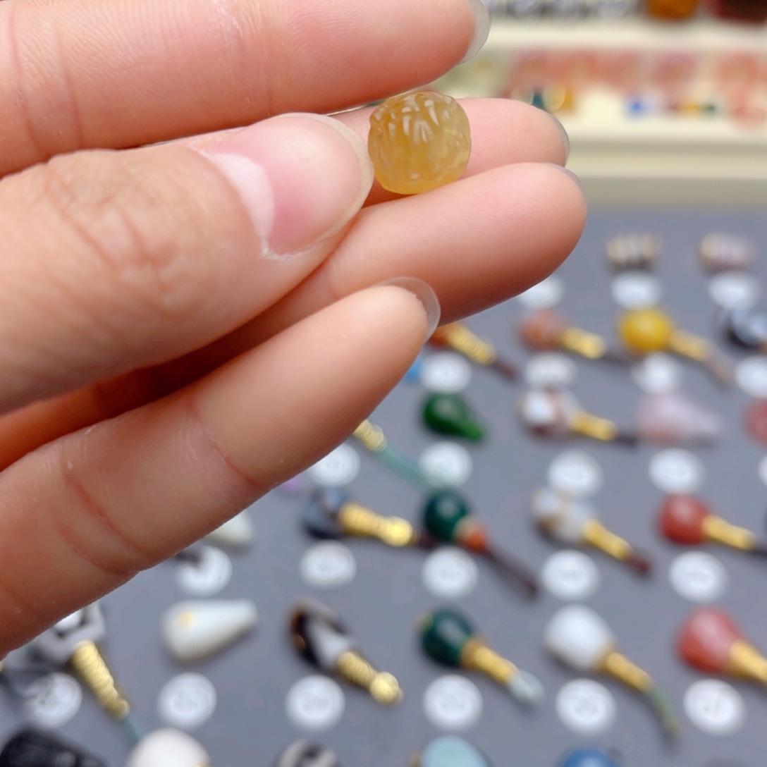 玛瑙/玉髓隔珠未镶嵌
