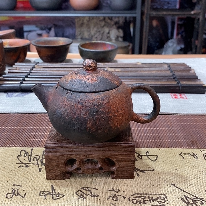 虎***哥全手工制作微瑕正把壶