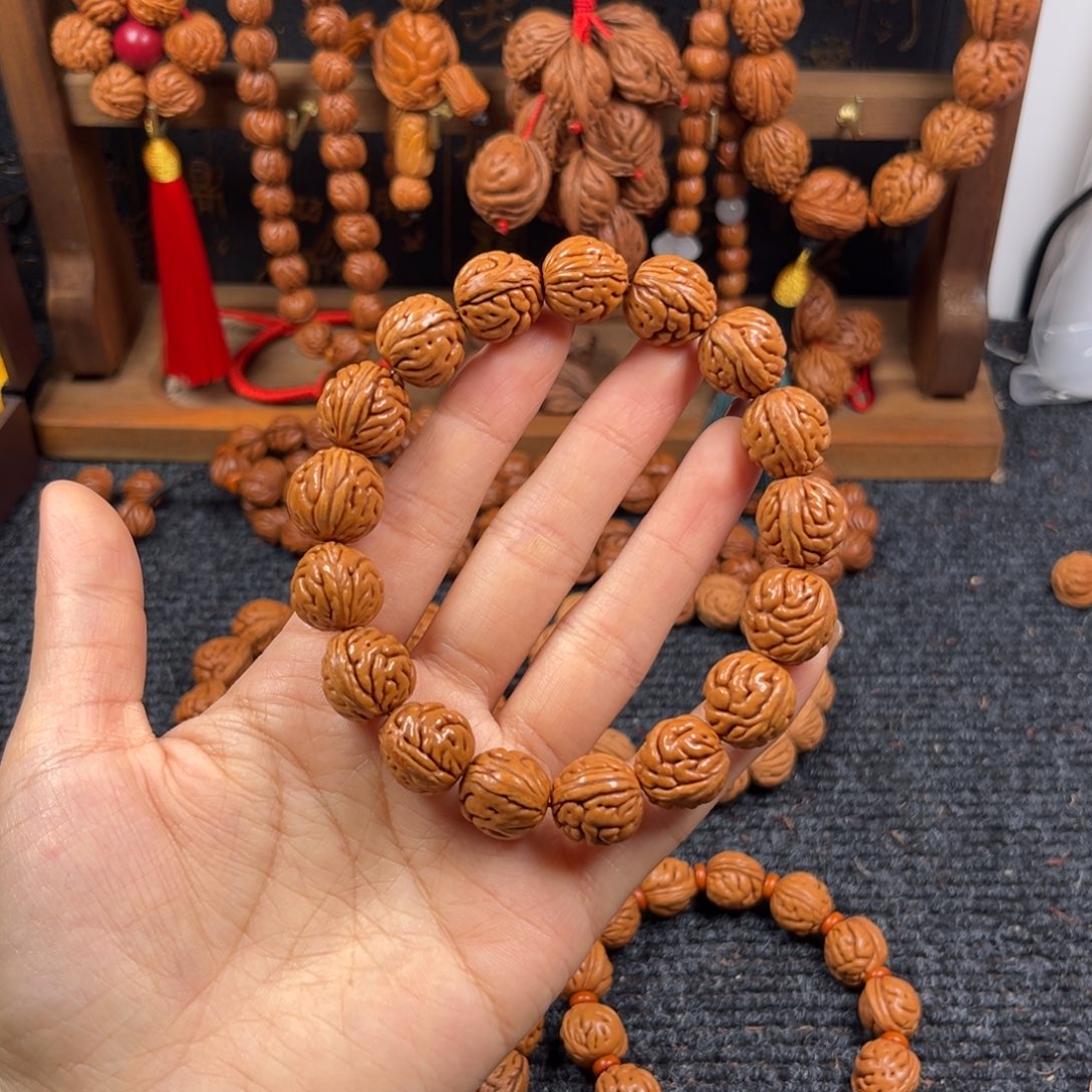 桃核吊坠桃枭手串L