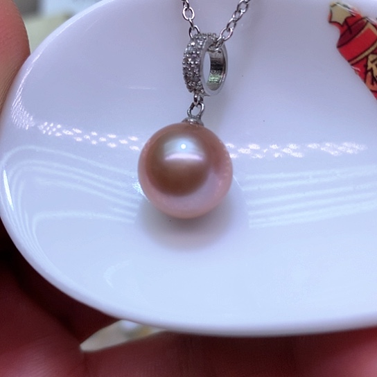 淡水珍珠耳饰银S925镶嵌