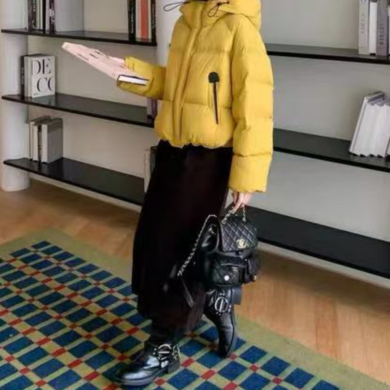 Manmi   立领连帽泡芙棉服外套  98213