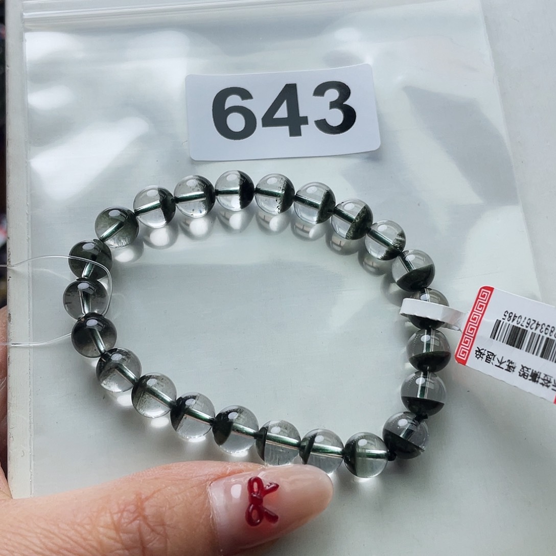 水晶手串643。未镶嵌