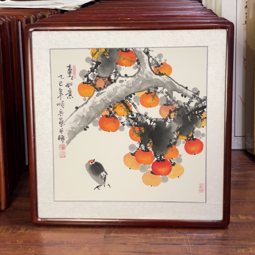 国画带框尺寸63*63厘米