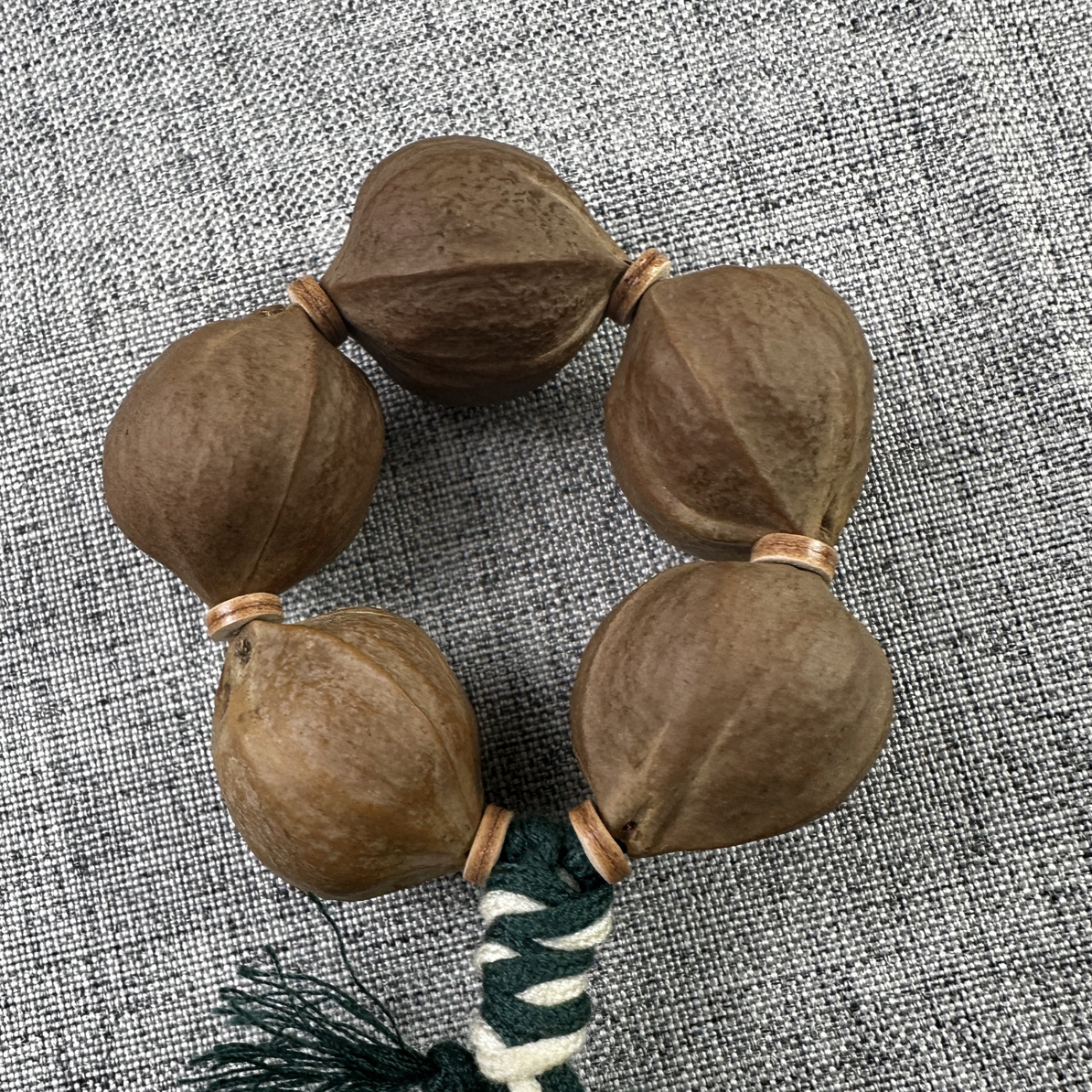 22✖️25梅林铁核三花鲨鱼背素串手串