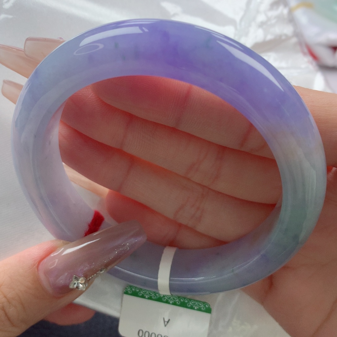 未镶嵌手镯翡翠缅甸天然翡翠A货56.8