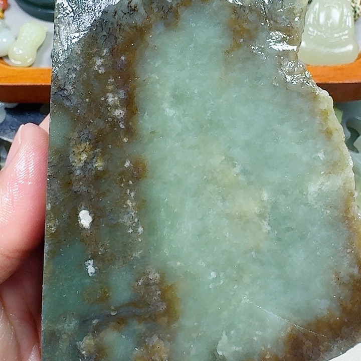 和田玉未镶嵌车挂