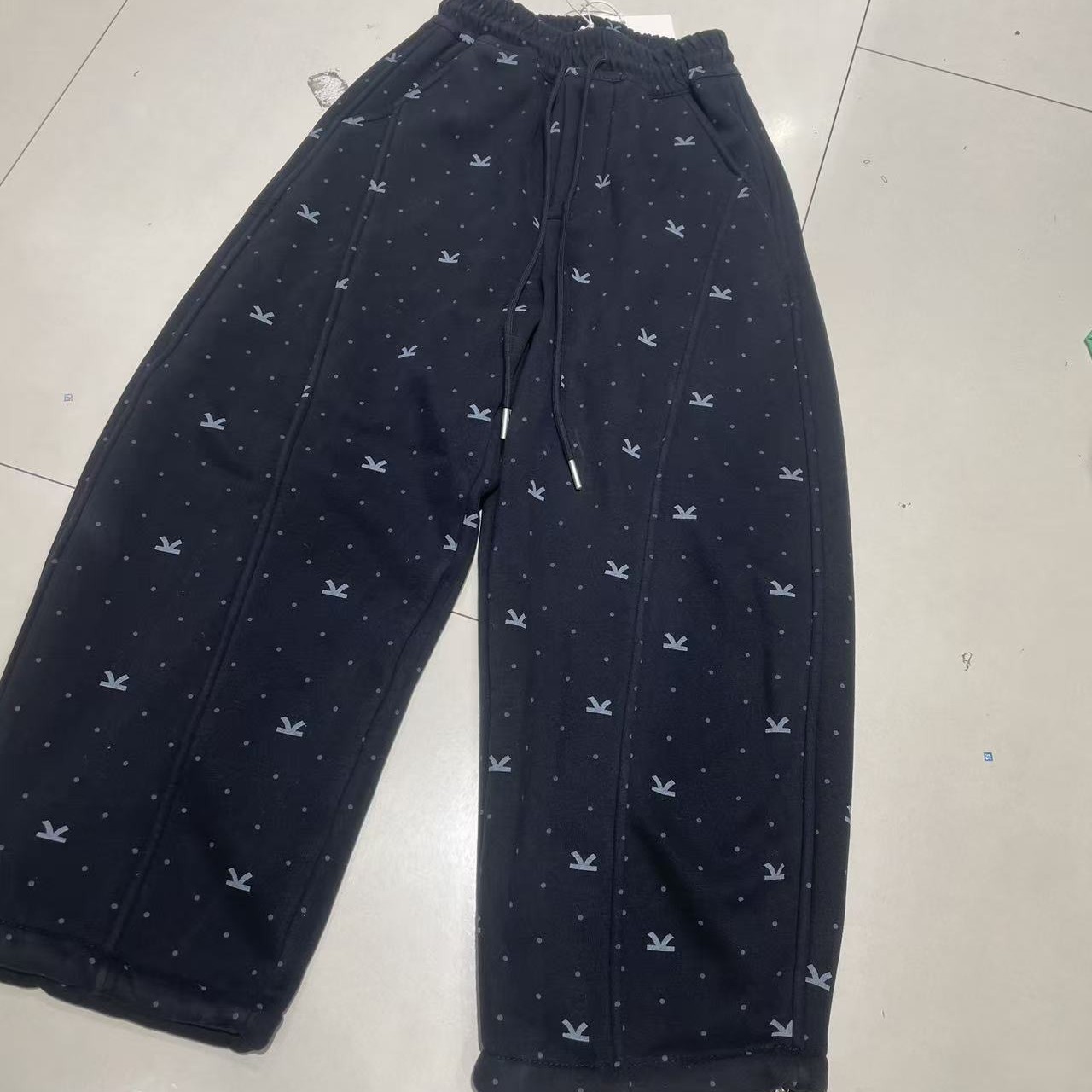 28181加厚一体绒休闲裤