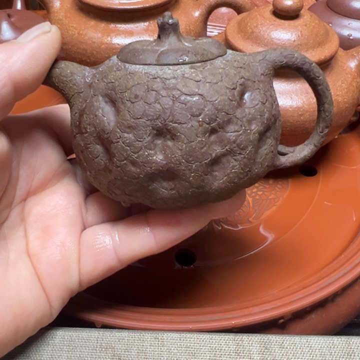 紫砂茶壶宜兴原矿段泥减矿