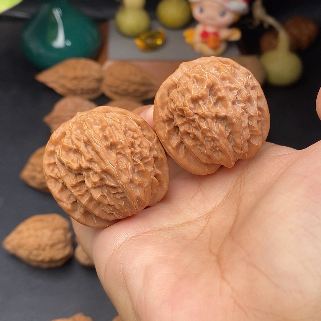 把件文玩核桃金麒麟全品38