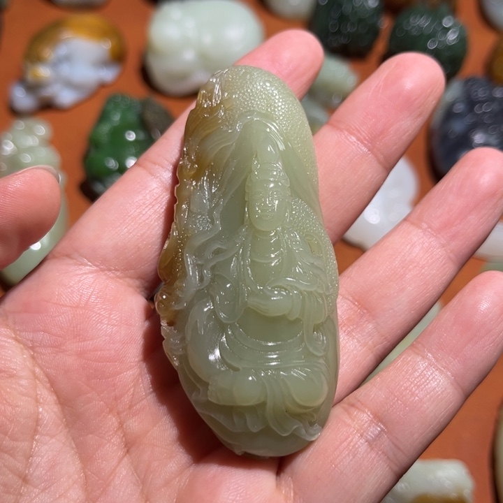 和田玉挂件未镶嵌