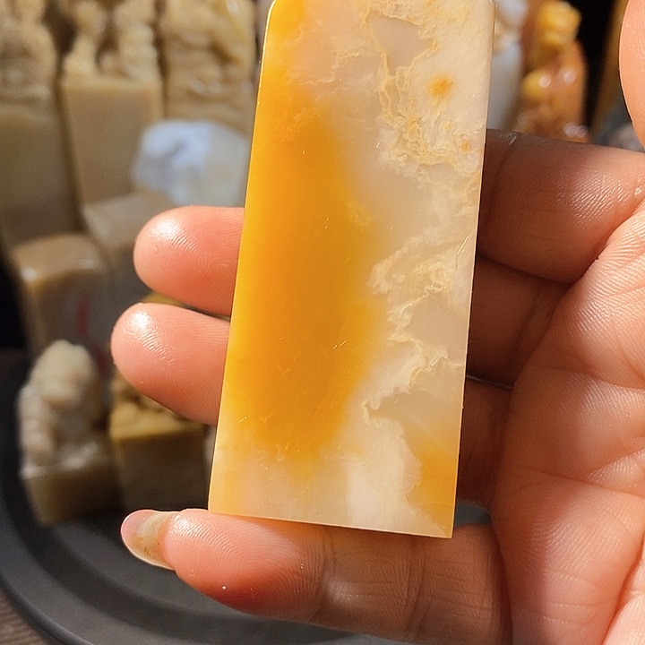 巴林石印石简*巴林石雕刻工艺品