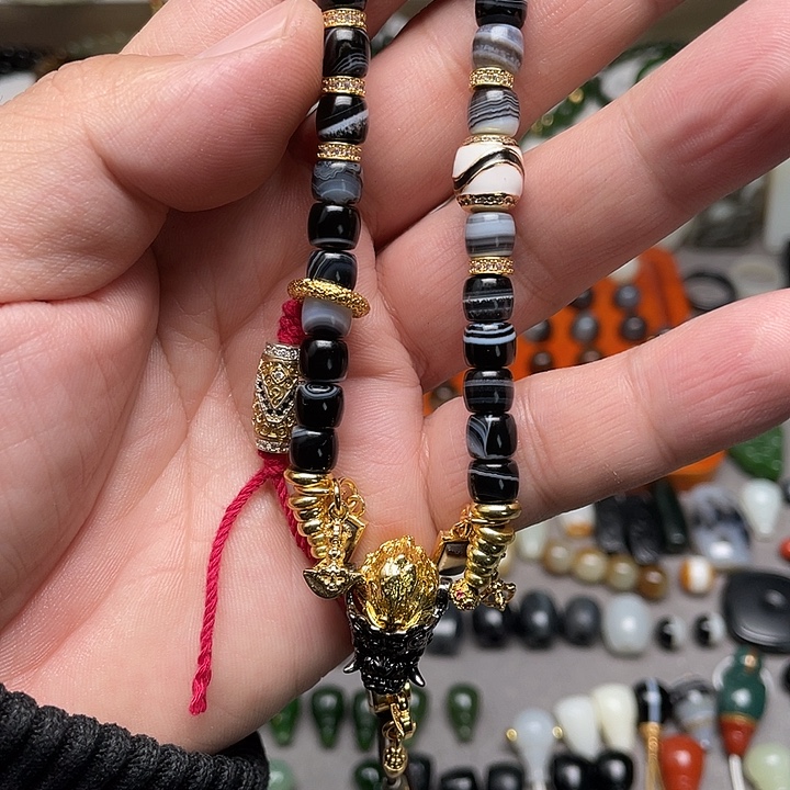 玛瑙/玉髓未镶嵌手链