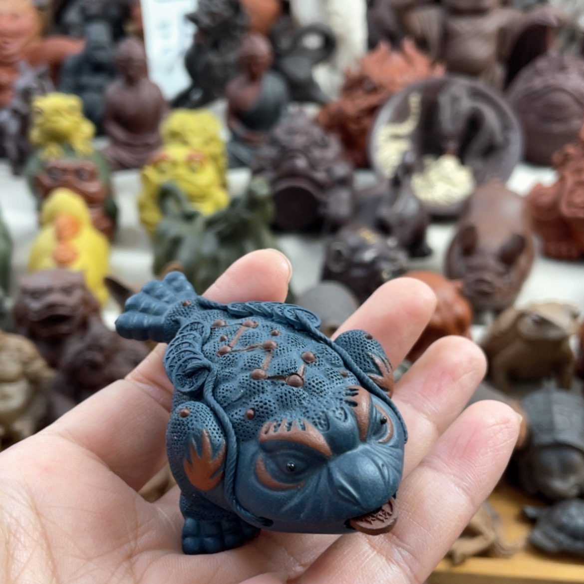 【闪购商品】紫砂茶宠紫砂金蟾