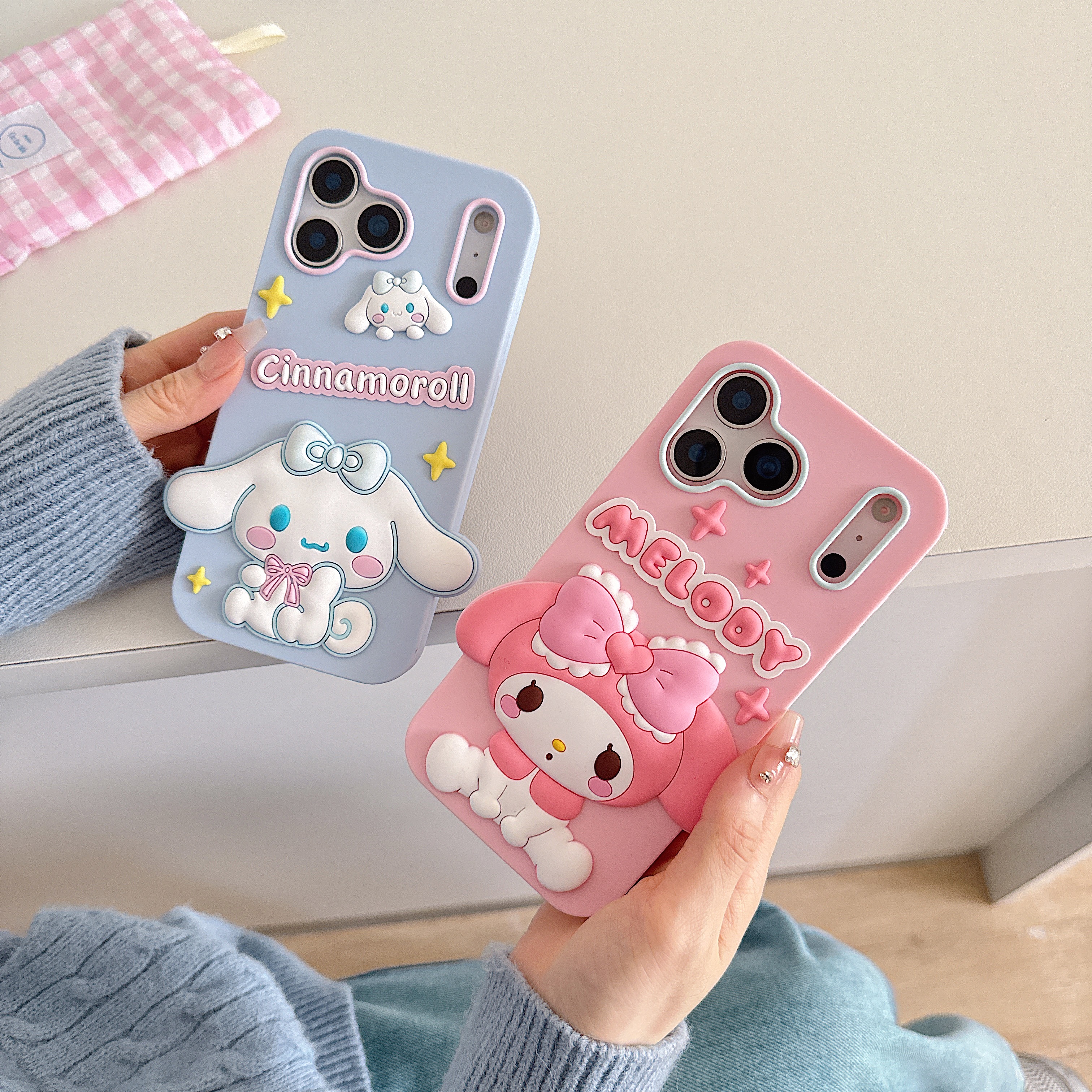 适用iPhoneoppo华为vivo|星星美乐蒂可爱玉桂狗17p硅胶手机壳