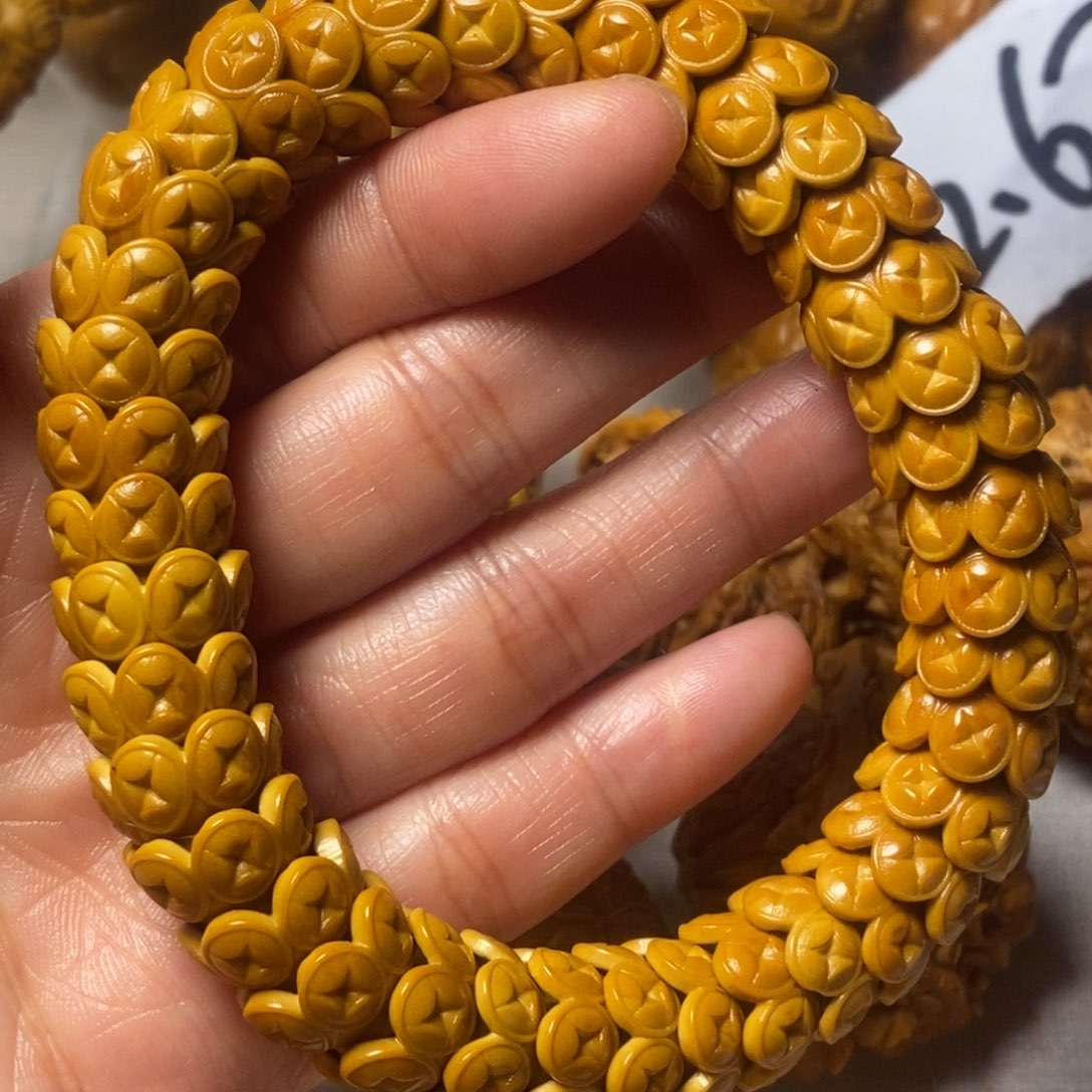 橄榄核手串/手链金饭碗