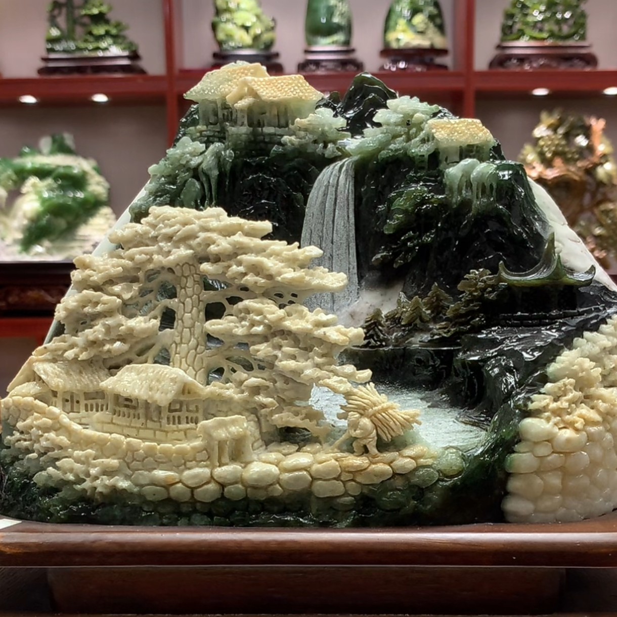 81896家居装饰雕刻摆件玄关电视柜客厅办公室乔迁开业