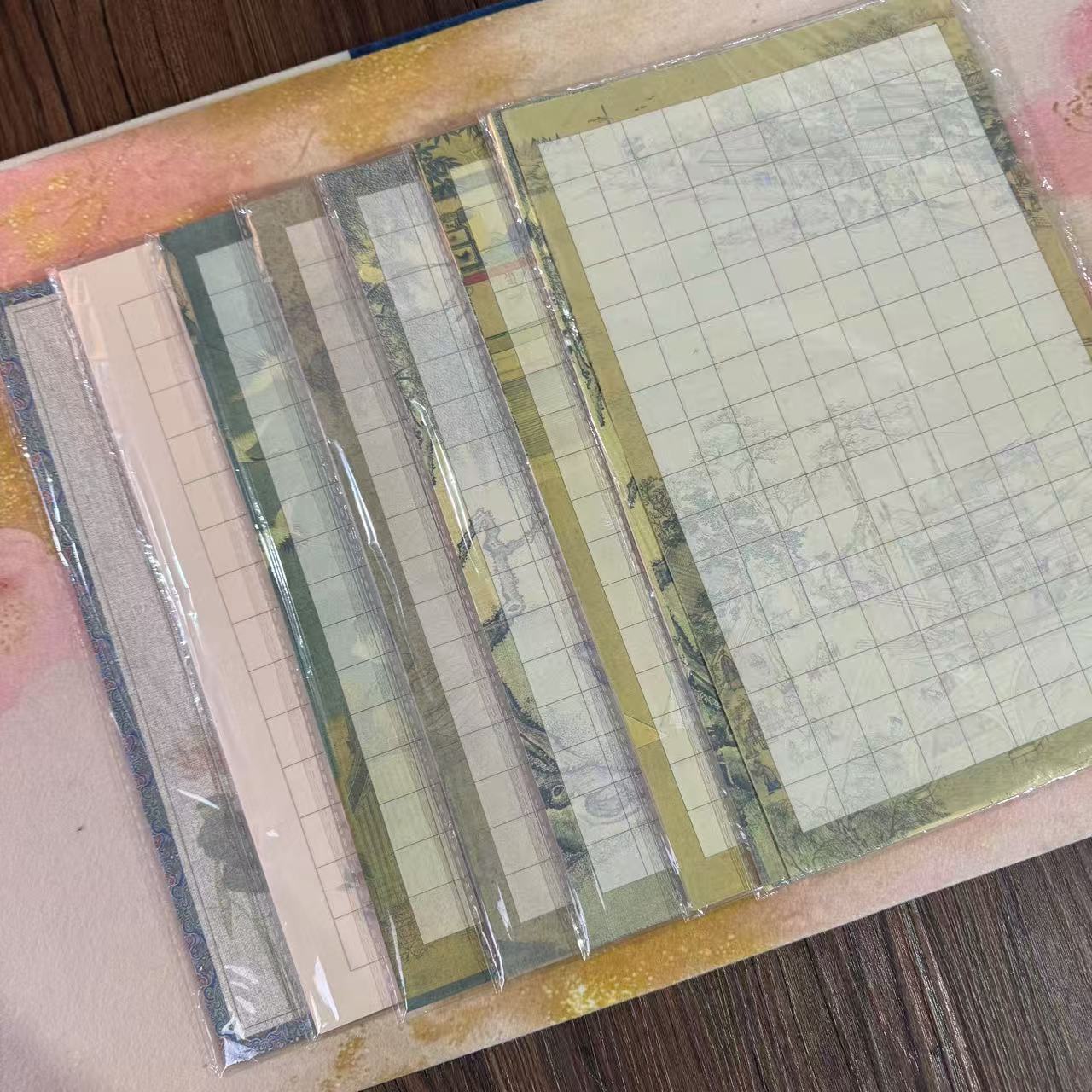 限量破价【加厚蜡染日课纸10件套】200张小楷日课宣纸