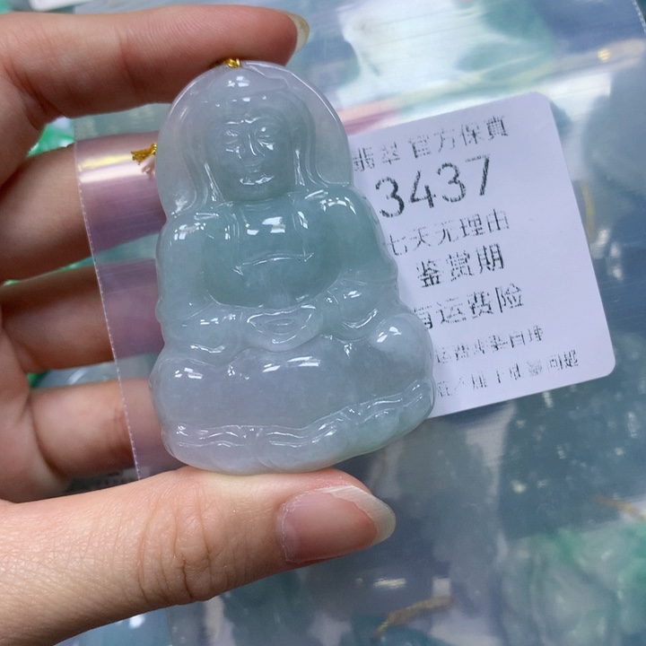 翡翠未镶嵌毛衣链翡翠