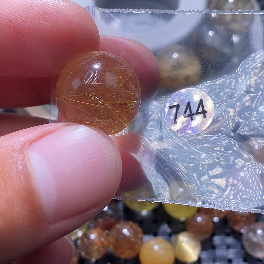 娘***拽手链未镶嵌发晶天然水晶手串