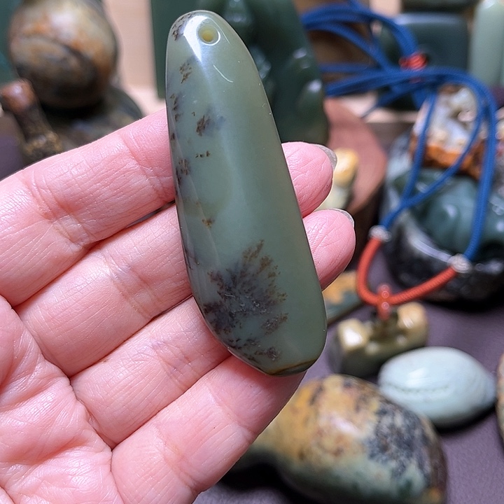 岫岩河磨玉（透闪石质玉）手绳未镶嵌