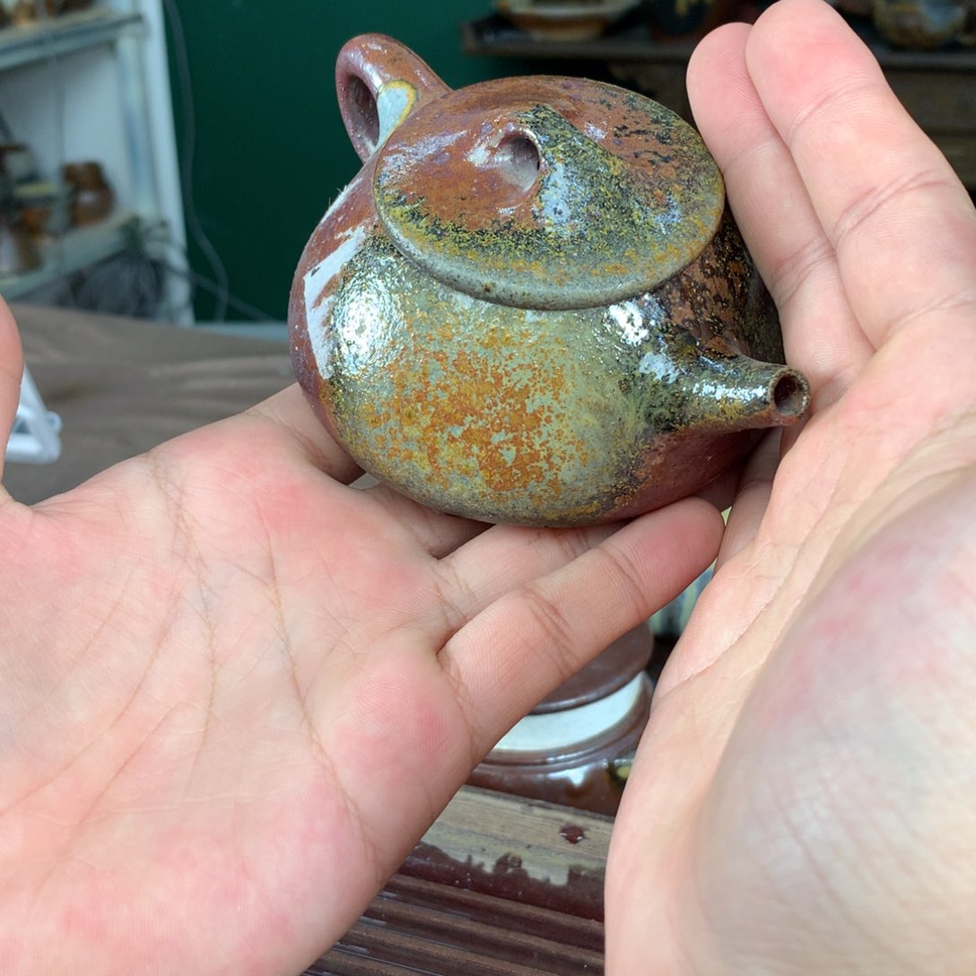 紫砂柴烧纯自然柴烧