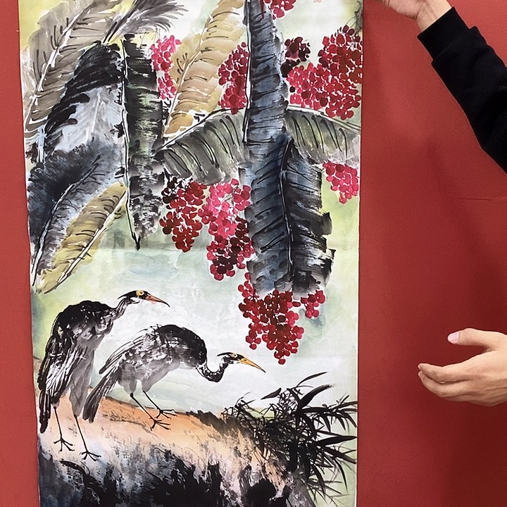 书法豆树隶 相思 国画