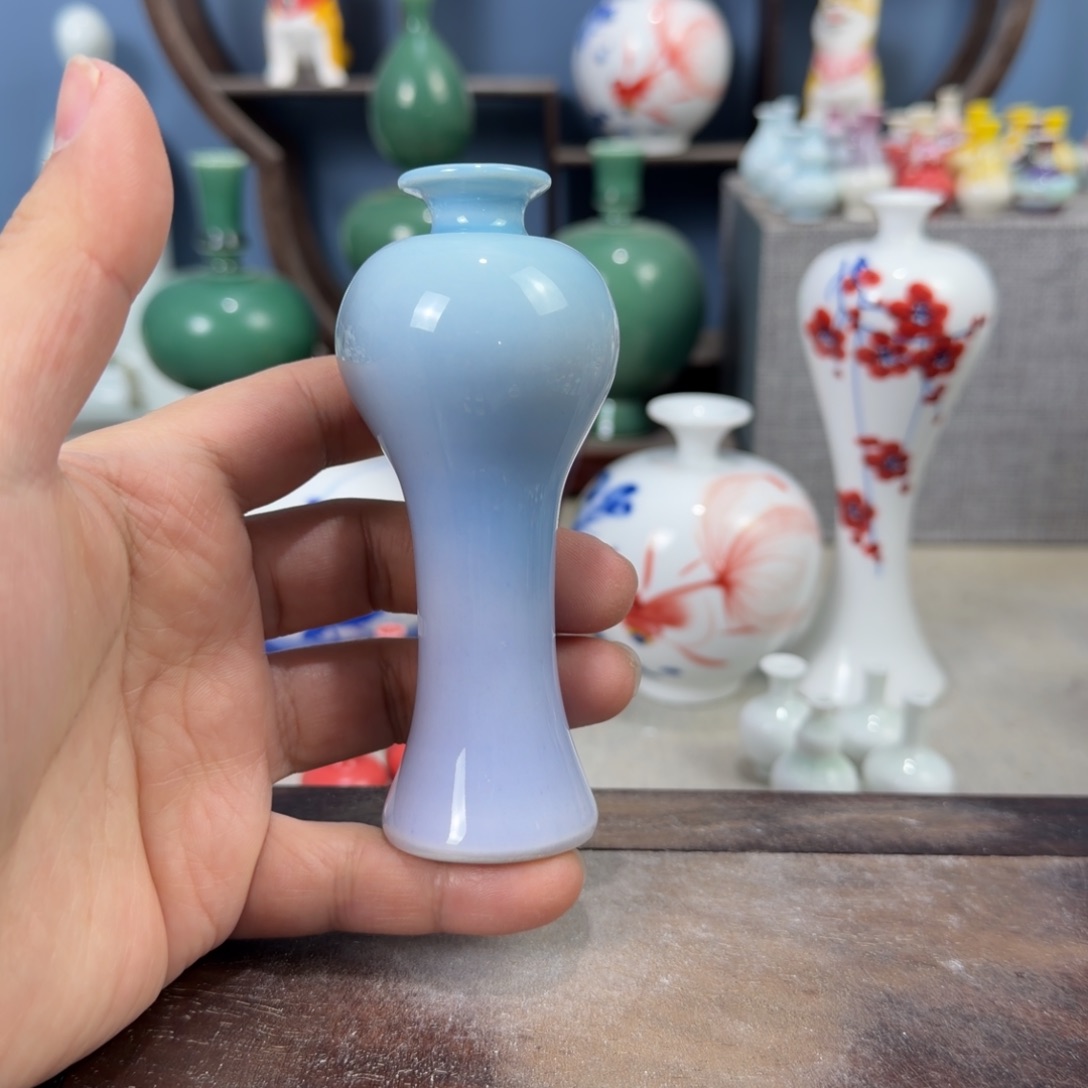 陶瓷手工小花器摆件