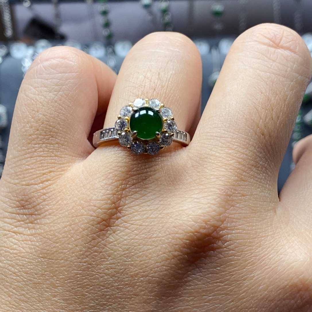 翡翠颈饰银S925镶嵌103号