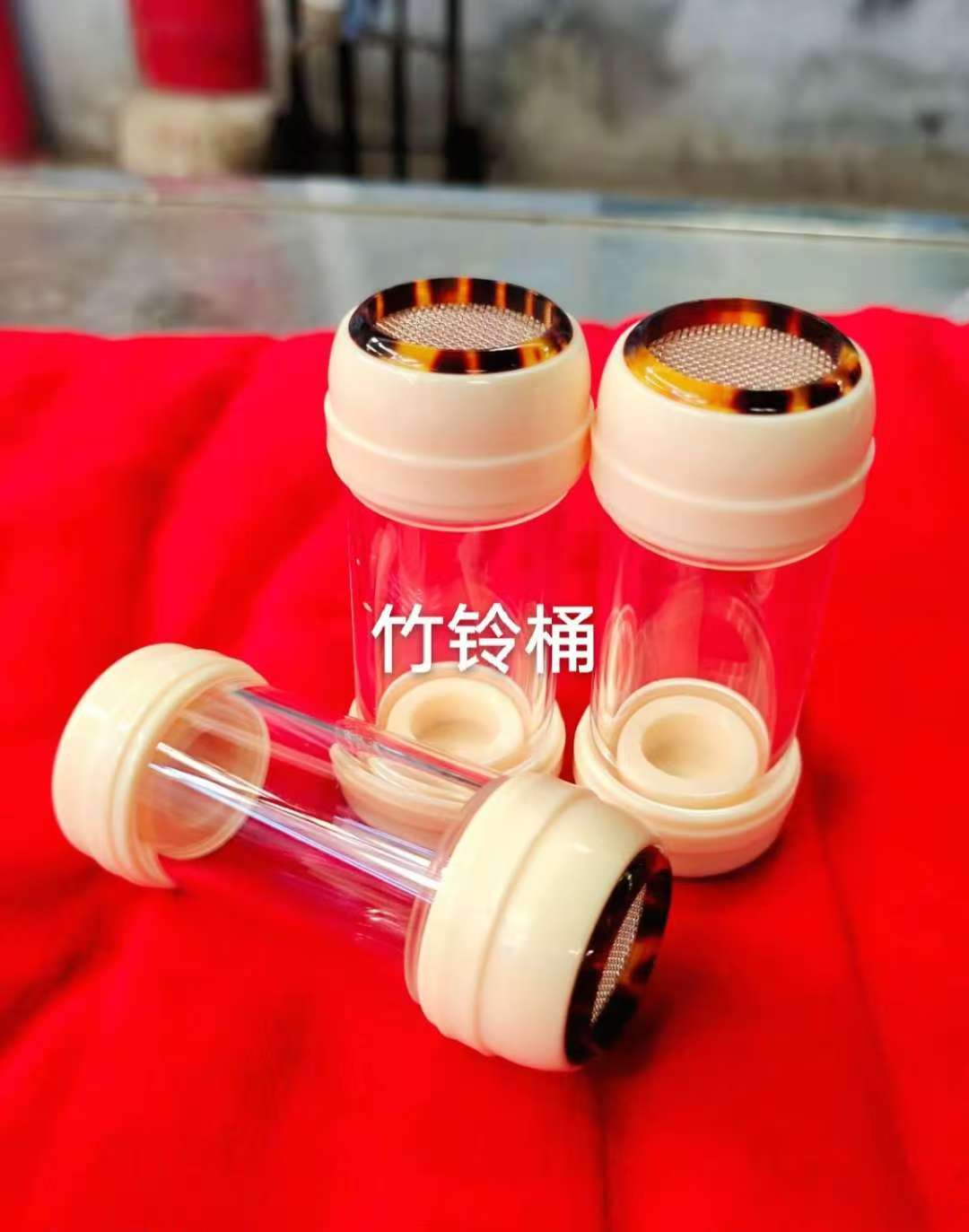 蜜胺材质独眼竹蛉筒 黄蛉筒仙子糖果适用 