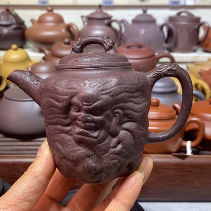 茶壶紫砂微瑕处理一把