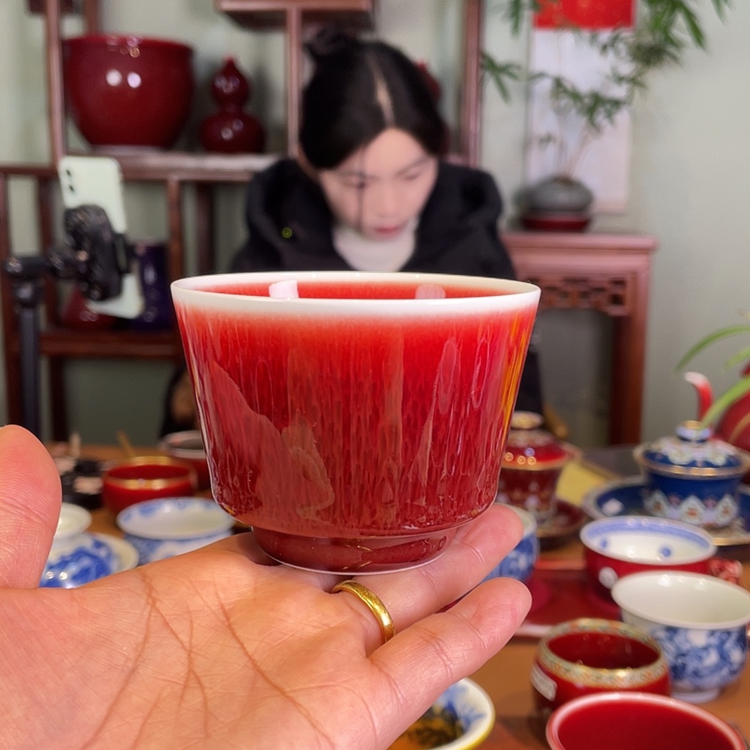 清欢雅玩原矿郎红福利杯