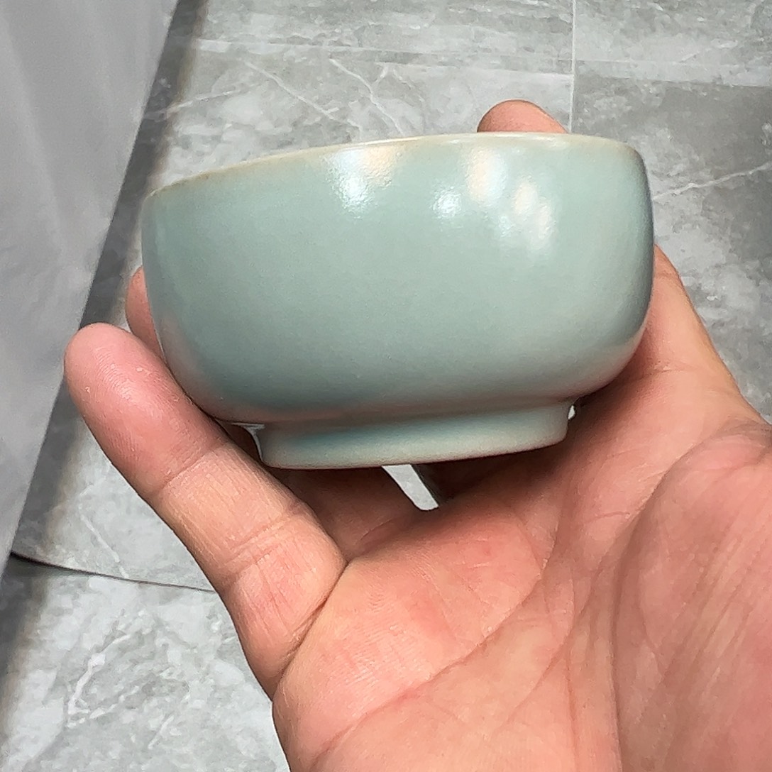 杯清凉寺原产地汝瓷微瑕