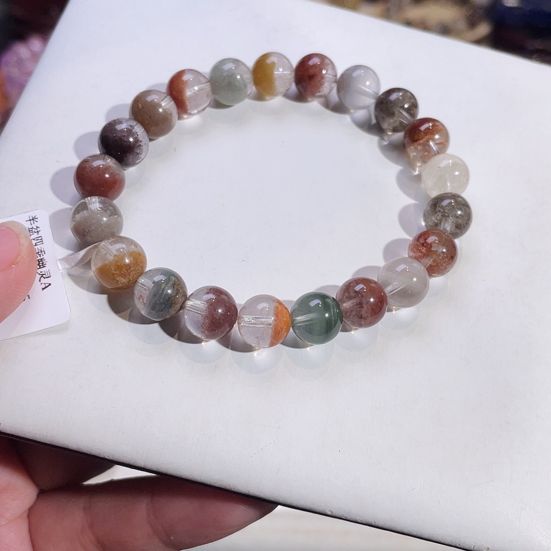 手链水晶未镶嵌半盆四季幽灵9.7mm