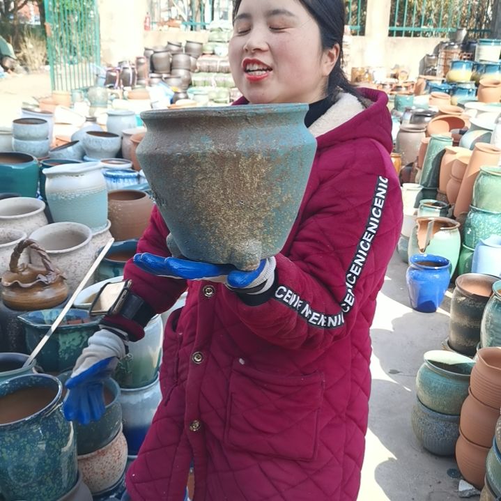 红陶口20高20瑕疵