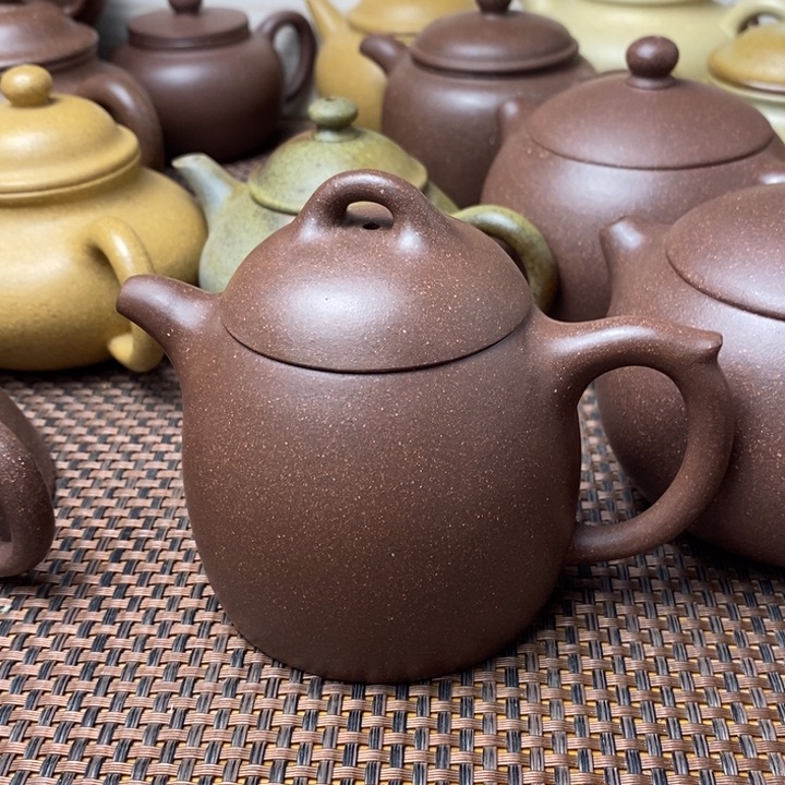 紫砂茶壶秦权半手工