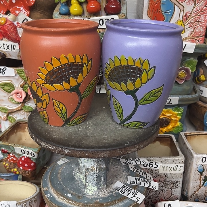 粗陶材质多肉花盆