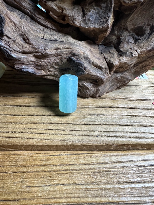 纯天然岫玉手工复古吊坠