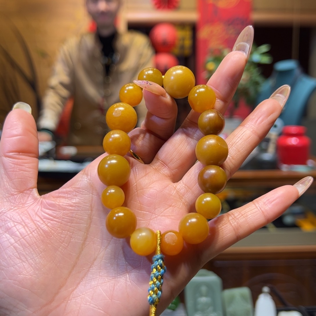 和田玉手链未镶嵌