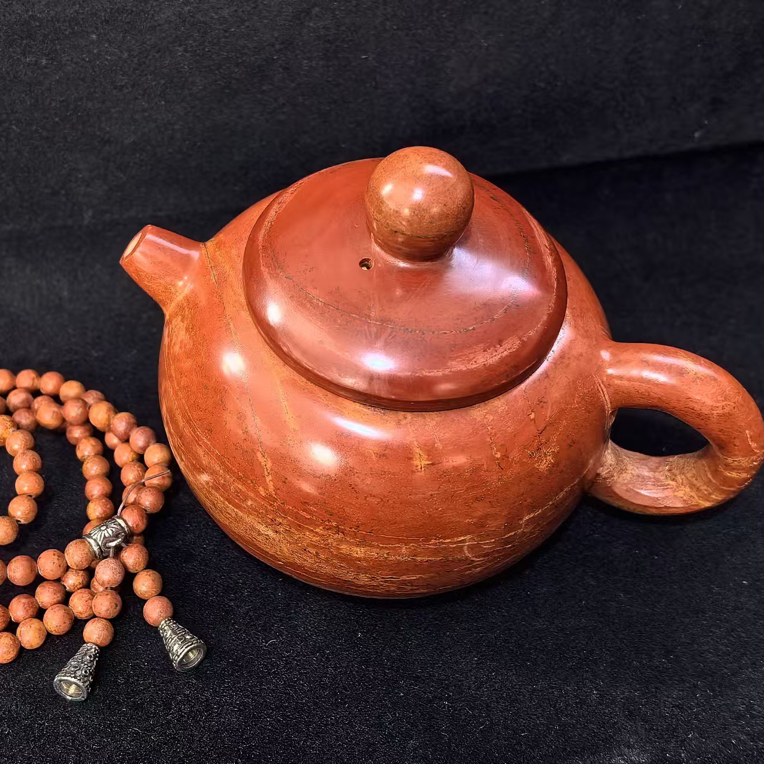 泗水砭石原石茶壶