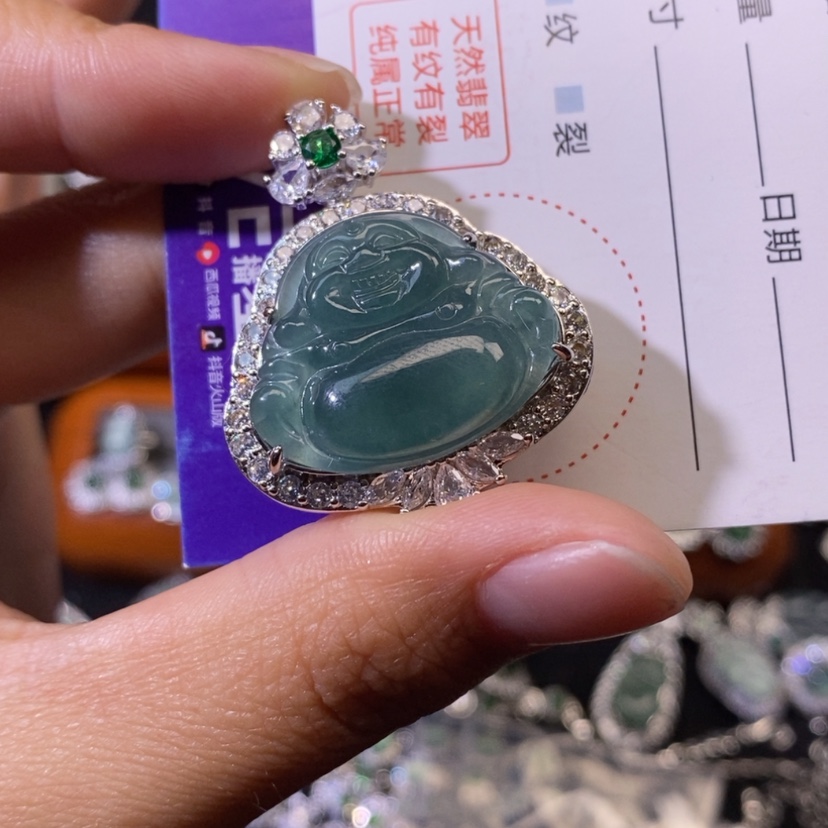【闪购商品】翡翠项链未镶嵌天然