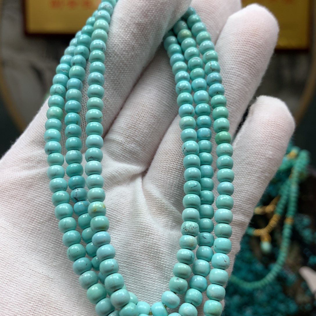 绿松石长链未镶嵌